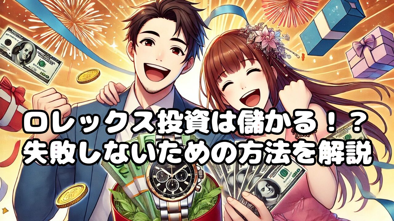 ロレックス投資は儲かる？失敗しないための方法を解説