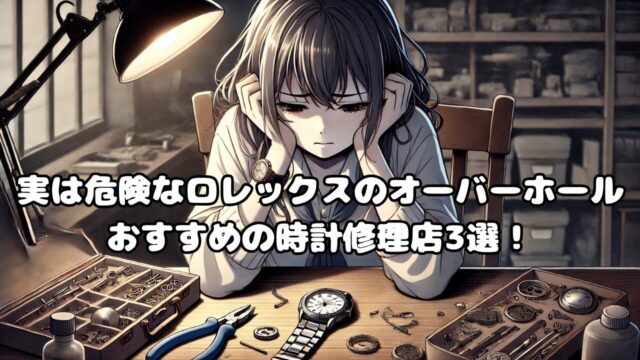 実は危険なロレックスのオーバーホール！全国対応のおすすめ時計修理店3選！